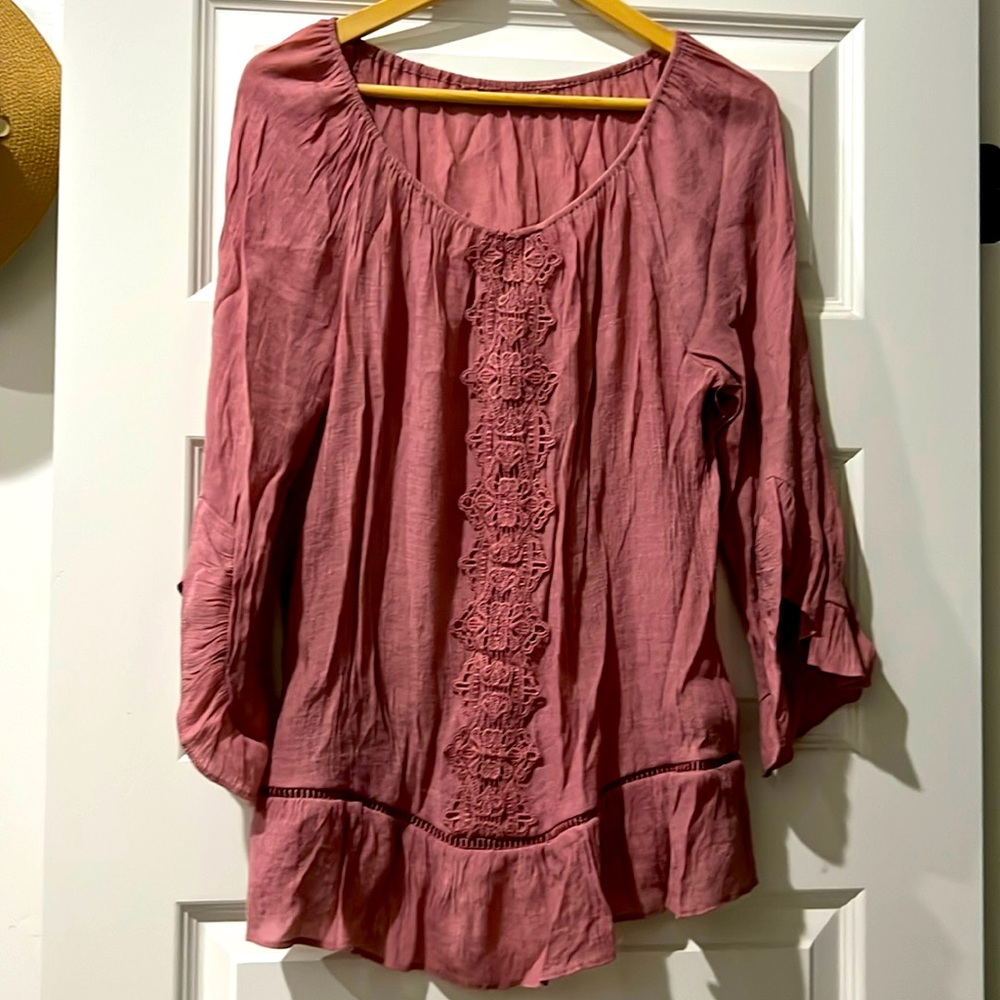 Women’s pink blouse